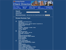 Tablet Screenshot of directory.cummings.com